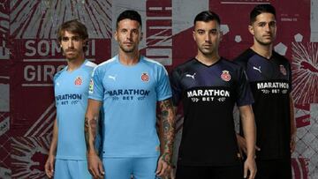 El Girona mantiene el color azul cielo del City en su segunda equipación