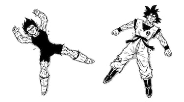 Toyotaro de ‘Dragon Ball Super’ ilustra el combate más brutal entre Goku y Vegeta