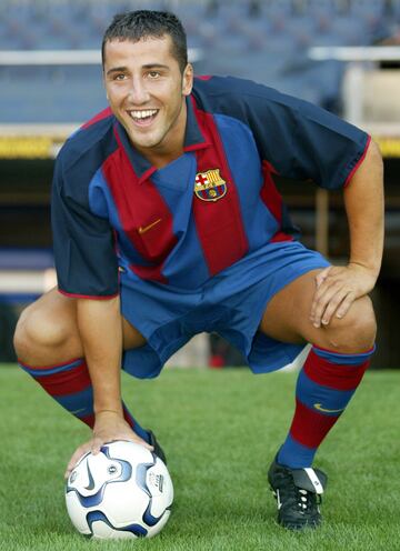 Jug con el Barcelona la temporada 2003-04. 