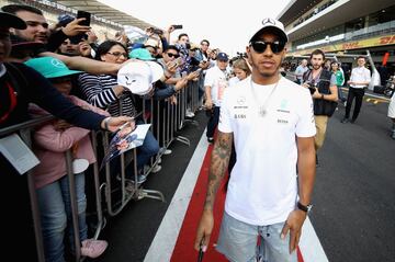 Así vivieron los pilotos el primer día en el Autódromo Hermanos Rodríguez del Gran Premio de México durante las prácticas.