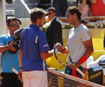 Rafa Nadal y Wawrinka.