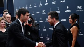 Resumen y premiados de los Premios Laureus 2023: Alcaraz y Messi, coronados