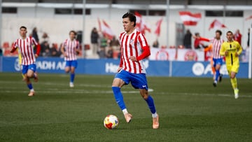 El Madrileño contra el Villarreal B en Alcalá.