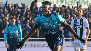 Duv&aacute;n Zapata, delantero del Atalanta