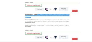 La Comisión Disciplinaria reconoce mal arbitraje contra Cruz Azul