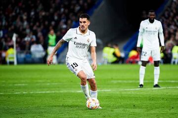 Ceballos, el pasado jueves, en el derbi.