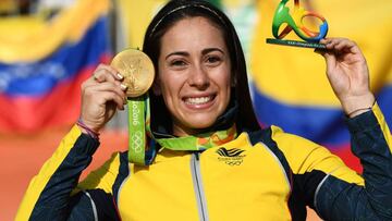 Mariana Pajón gana oro en los Juegos Olímpicos de Río 2016.