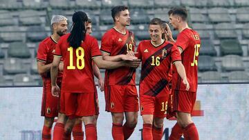 celebraci&oacute;n del gol b&eacute;lgica