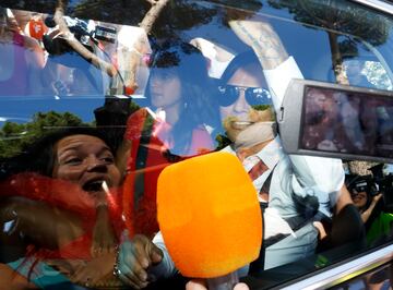 Cristina Fernández y Julio José Iglesias.