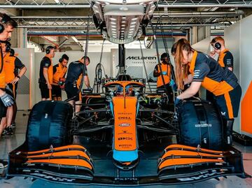 Colton Herta en un test con McLaren. Fuente: McLaren