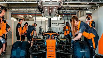 Colton Herta en un test con McLaren. Fuente: McLaren