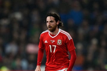 Joe Allen es uno de los más constantes en el 11 inicial de Gales. Es un todo terreno y seguramente lo veremos enfrentando al cuadro nacional. 