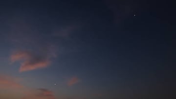 Mercury, Venus, Mars, Jupiter and Saturn aligned across the sky in June