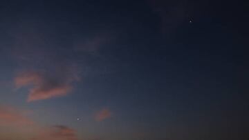 Mercury, Venus, Mars, Jupiter and Saturn aligned across the sky in June