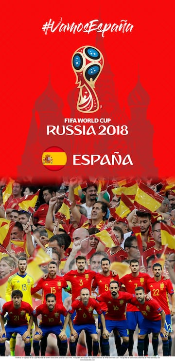 Utiliza estos fondos de pantalla para animar a España en el Mundial 2018