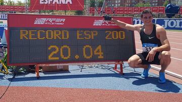 Hortelano, impresionante: récord de España de 200 (20.04)