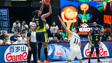 Aunque perdió 83-84 ante Argentina fue suficiente para ser el mejor tercero de los grupos y pasar a la siguiente fase del certamen.