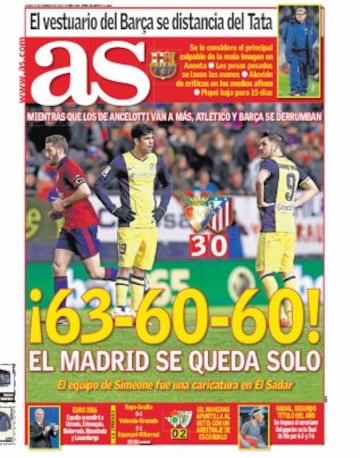 Las portadas de AS de febrero