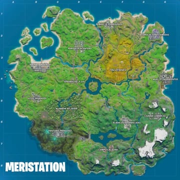 As&iacute; es el mapa de Fortnite Cap&iacute;tulo 2