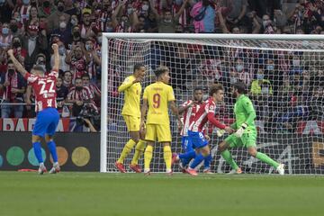 1-2. Antoine Griezmann marca el primr gol.