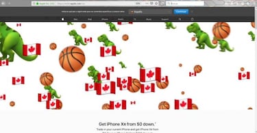 El 'doodle' de Apple a los Raptors por ganar la NBA