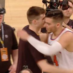 Precioso reencuentro: el cariñoso abrazo de los Hernangómez