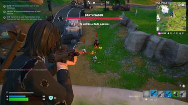 Dónde está Darth Vader en Fortnite y qué hay que hacer para hablar con él