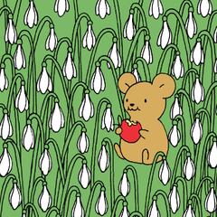 Reto visual: Encuentra las cuatro orugas que hay entre las campanillas