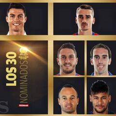Balón de Oro: Cristiano, Messi, Griezmann, Neymar, Pepe...
