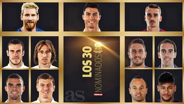 Balón de Oro: Cristiano, Messi, Griezmann, Neymar, Pepe...