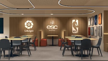 El comedor del Centro ESC LaLiga & NBA