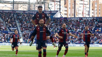 06/04/25 PARTIDO SEGUNDA DIVISION
LEVANTE UD - RACING DE SANTANDER
GOL 2-0 MORALES ALEGRIA