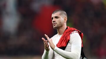 Morata tras la derrota contra el Bayer Leverkusen en Champions League.