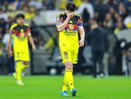 Israel Reyes of America during the Quarter Finals second leg match between America and Nashville SC as part of the CONCACAF Champions Cup 2026, at Banorte (Azteca) Stadium, on April 14, 2026 in Mexico City, Mexico.