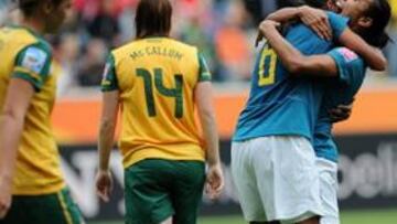 Brasil vence a Australia gracias al golazo de Rosana