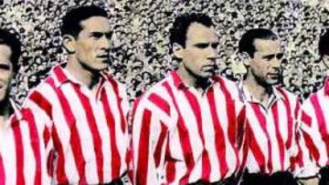 <B>UNO DE LOS MÁS GRANDES.</B> Zarra hizo historia con el Athletic y con la Selección española.