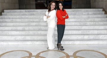 Victoria Cabezas e Isabel Fernández.