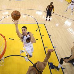 ¿Preocupa Klay Thompson a los Warriors? 29% en cinco partidos