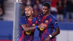 Rashford, a un gol de igualar al mejor Raphinha