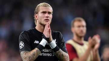 Karius, guardameta del Liverpool.