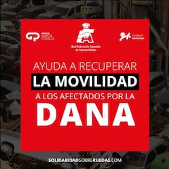 ‘Solidaridad sobre ruedas’, la ayuda de la RFEdA por la DANA