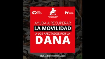 La iniciativa de la RFEdA por la DANA 'Solidaridad sobre ruedas'.