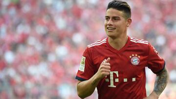 Tres retos para James esta temporada con el Bayern