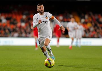 José Luis Gayá, el 'eterno capitán' del Valencia.