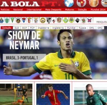 Portadas de la prensa extranjera