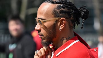 Lewis Hamilton (Ferrari). Shanghái, China. F1 2025.