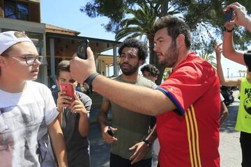 Mo Salah in Benicasim today