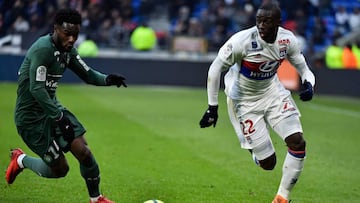 Ferland Mendy con el Lyon.