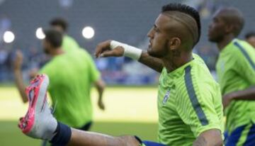 05/06/15  PREVIA FINAL CHAMPIONS LEAGUE
ULTIMO ENTRENAMIENTO DE LA JUVENTUS EN EL ESTADIO OLIMPICO DE BERLIN 
ARTURO VIDAL