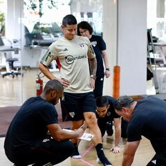 El día 1 de James Rodríguez en Sao Paulo